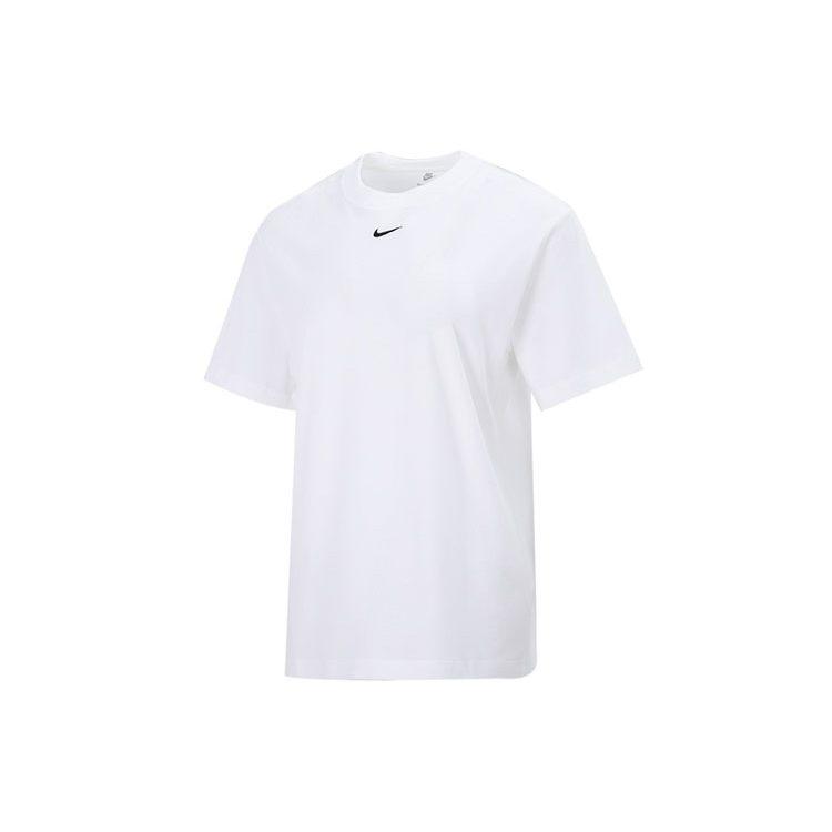 Nike Sportswear Essential SS22 Women'ss Print Sporty Crewneck T-Shirt White DN5698-100