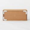 MUJI Furniture 44cm W x D x 19cm Product Suitable for Clothing Storage Wall-Mounted Box, Oak, 15.5cm H, Number 44505038,