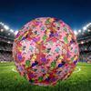 Sprunki Game Print Size 5 Soccer Ball, PU Wear Resistant Football for Match Training and Daily Practice, Birthday Gift for Soccer Fans