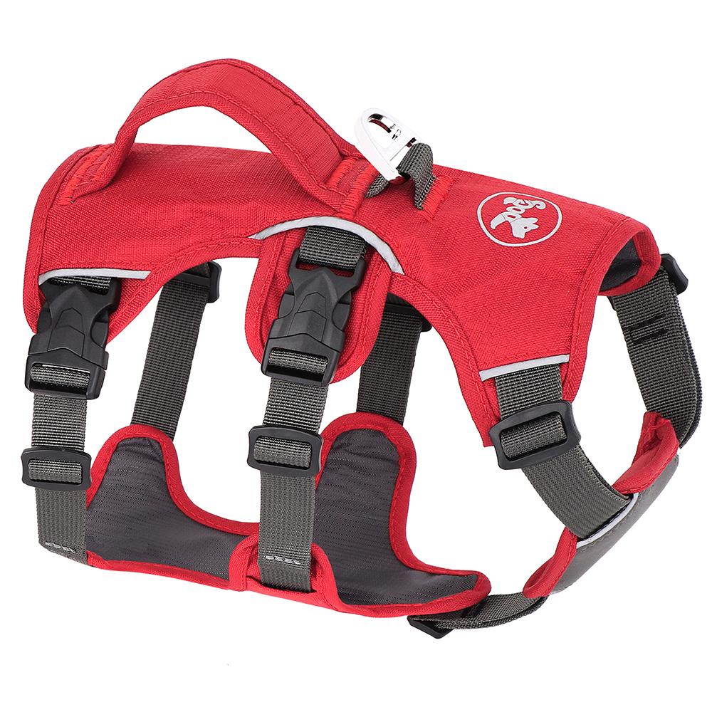 

Нейлоновая светоотражающая шлейка для собак без тяги, регулируемая водонепроницаемая сетчатая шлейка для собак с ручкой для маленьких и больших собак M