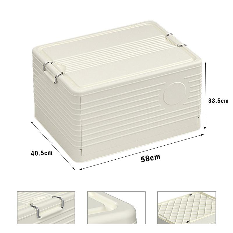 Super Large Capacity Storage Bin With Wheels Foldable Clothes Storage Box Bedroom Stackable Durable Clothing Organizer Box