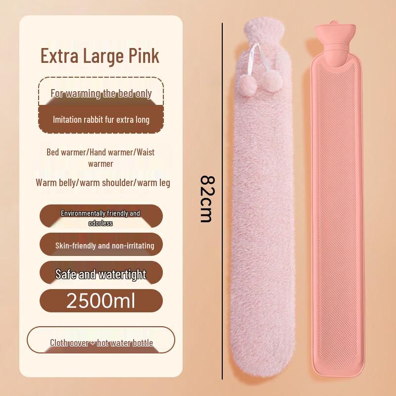 

Extra Long Water-Filling Hot Water Bottle 82cm (2500ml)