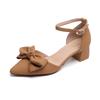 6807-33 Baotou sandals, new in summer 2025, summer 32 small heels 33 small size women's shoes, single shoes