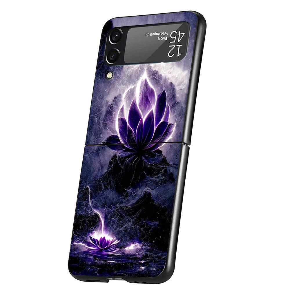 

Buddhist Fire Lotus Phone Case For Samsung Galaxy Z Flip 7 6 5 4 3 5G Cover ZFlip7 ZFlip6 ZFlip4 ZFlip5 ZFlip3 Coque Fundas Gala Samsung Z Flip 6