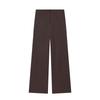 European American Style Fashion Suit: Buckle Decor Jacket & Straight-Leg Pants Two-Piece Slim Fit Set for Women