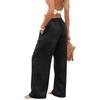 Women's Loose And Comfortable Casual Fashion Solid Color Pocketed Pants