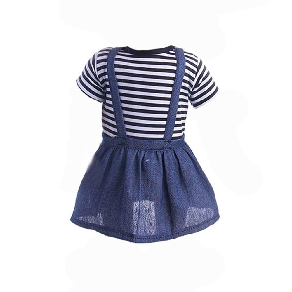 Playing House Dollhouse Accessories Slip Dress Suspender Pants Doll Clothes T-shirt Trousers