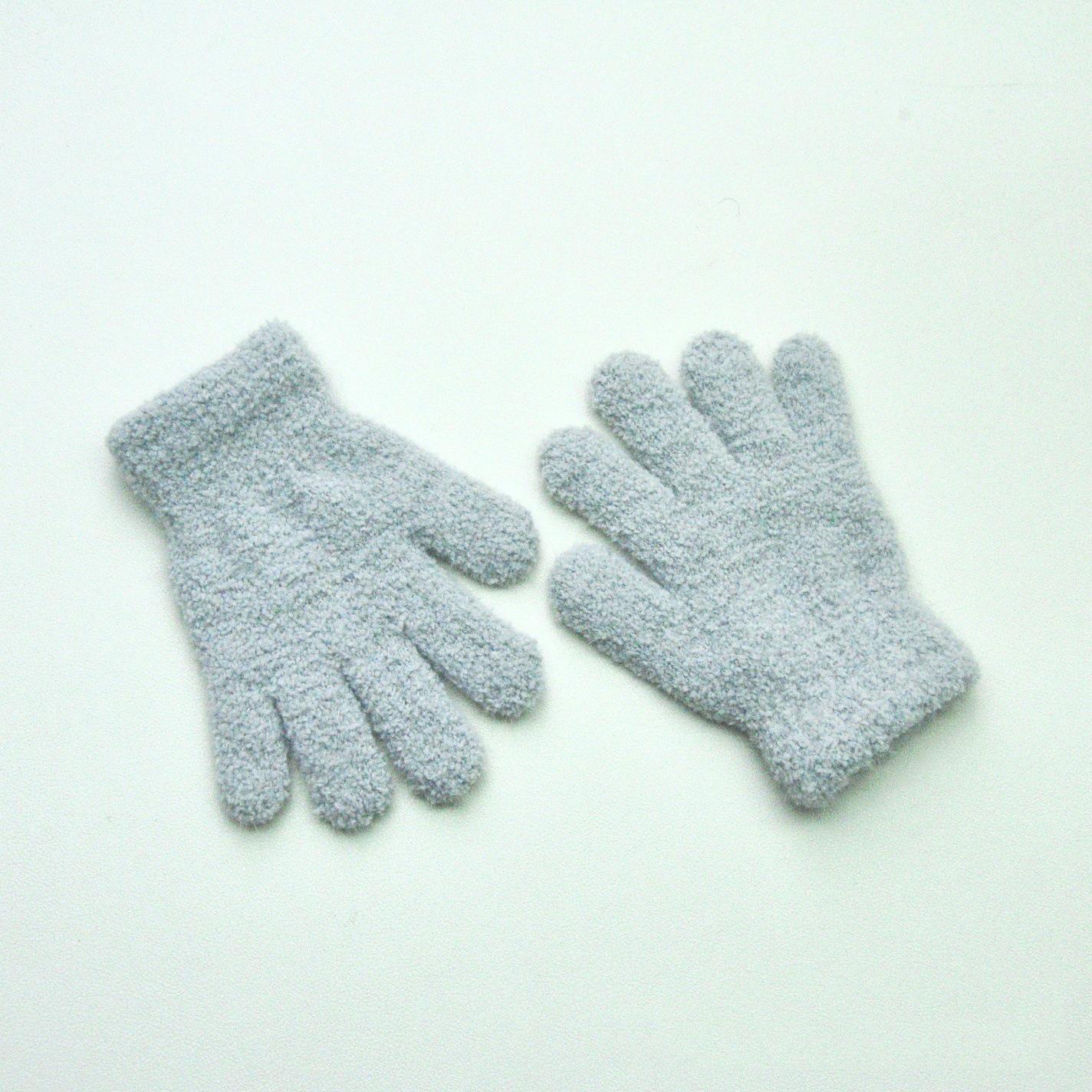 

7-10 років Дитячі Осінь Зима В язані Теплі Рукавички Хлопчики Дівчата Студенти Милі Однотонні Рукавички Дівчата Для Активного Відпочинку Спорт Верхова Їзда Лижні Рукавички світло-сірого кольору