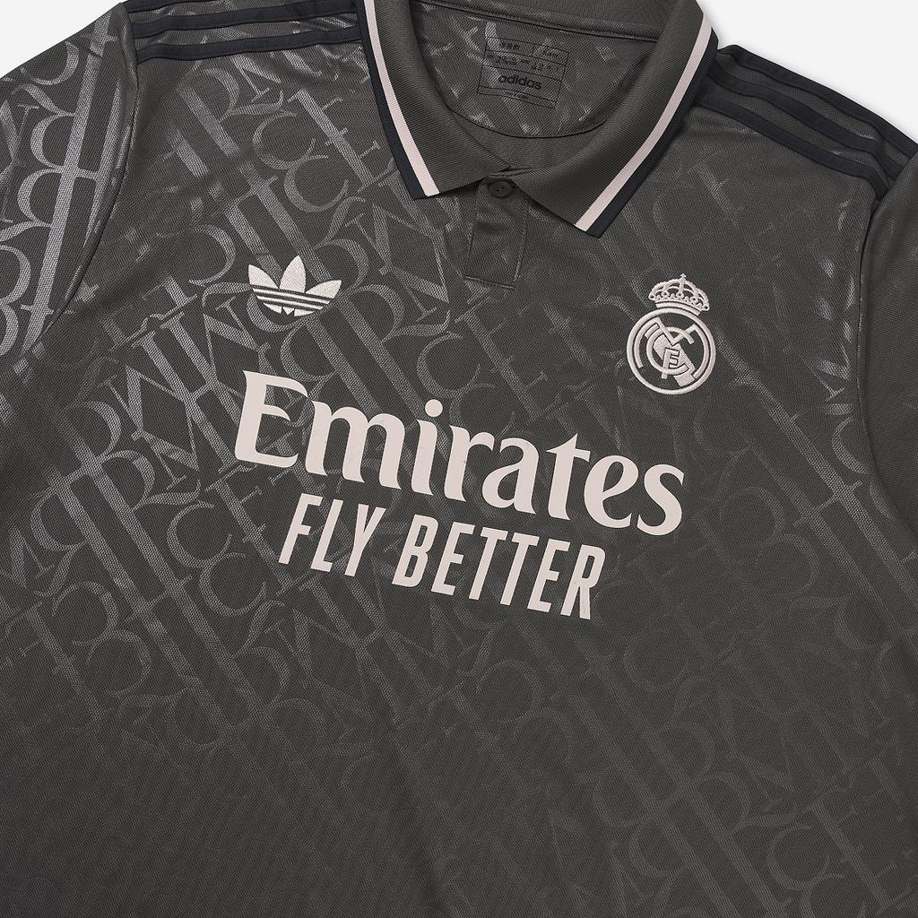 adidas Real Madrid 2024/25 3rd Jersey Charcoal IY1763 - Korean Size Label - Unprinted