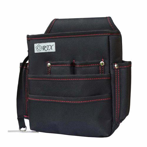 YOTENKA Electrician's Waist Bag, Nail Bag, Tool Holder, Three-Tier, Standard, Heavy-Duty, with Tape Hooks