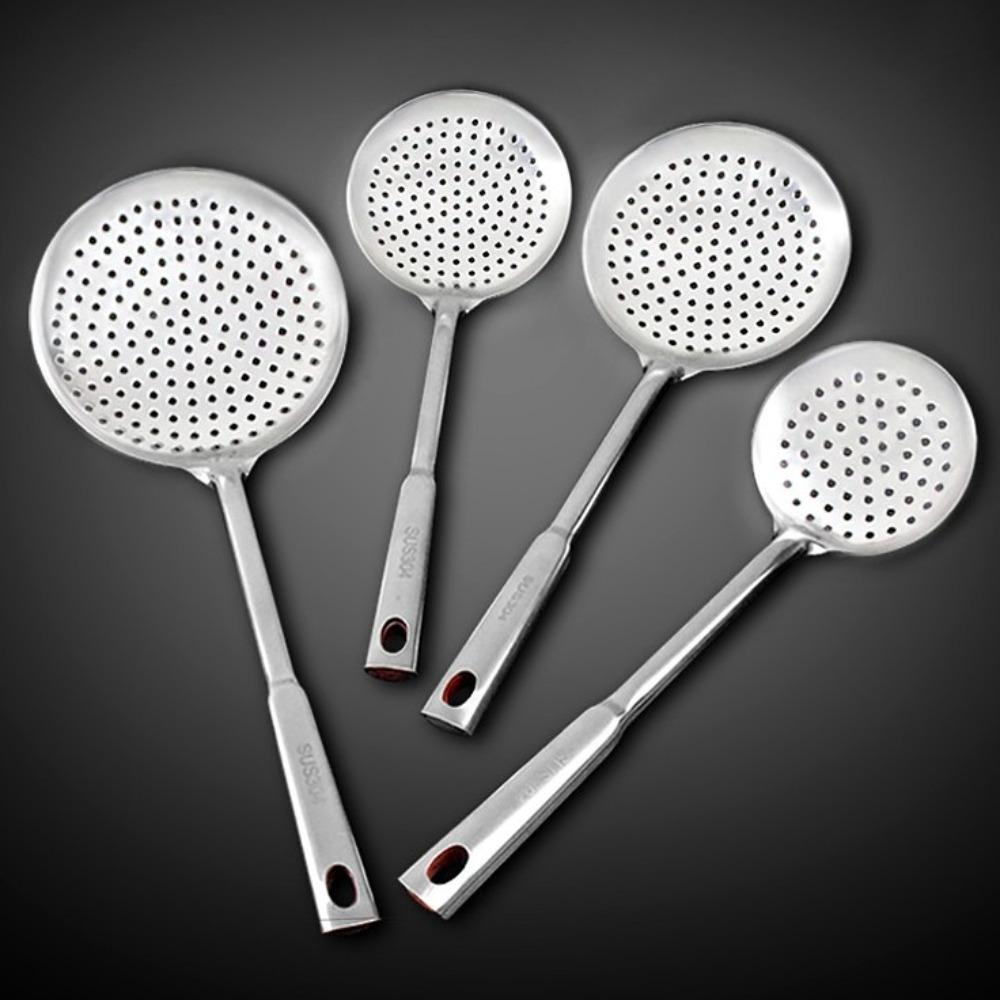 Multifunctional Stainless Steel Colander Thickened Oil Filter Skimmer Cooking Tools  Restaurant