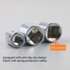 6Pcs Socket Adapter Set 1/2inch 3/8inch 1/4inch Steel Ratchet Wrench for Car Bicycles Garage Home Repair Tool