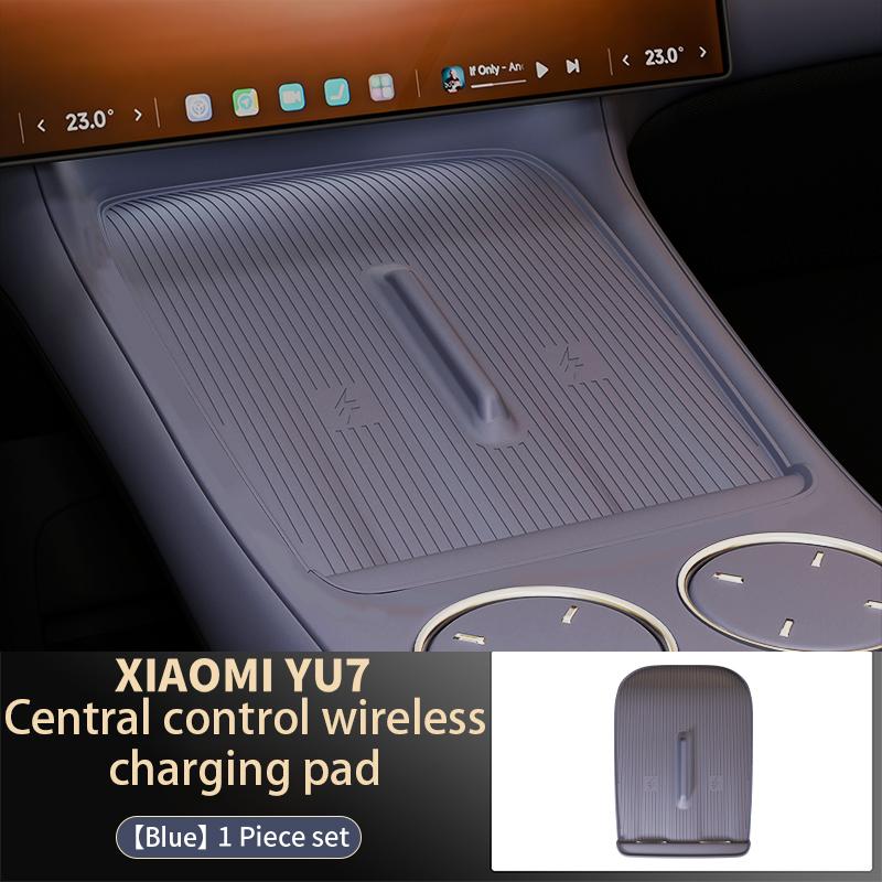 Benutzerdefinierte Silikon-Schutzhülle für kabelloses Laden für Xiaomi Yu7 2025 2026 Mittelkonsolen-Ladefläche im Auto
