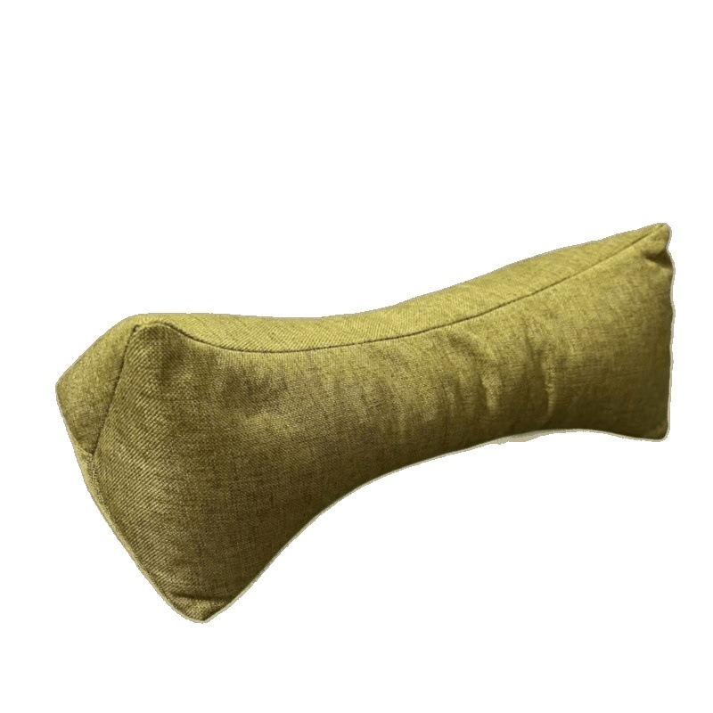 Natural Buckwheat Hull Cervical Pillow - Triangular Traction & Stretching Neck Support Pillow for Fatigue Relief & Wellness