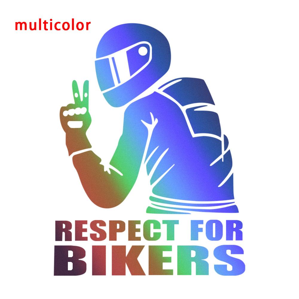 Stile Motociclistico Impermeabile Protezione Bicicletta Decalcomania Auto 3D Rispetto Adesivo Auto Riflettente