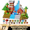 Cross-Border Primeval Forest Magnetic Building Blocks for Kids - Educational Toy Set