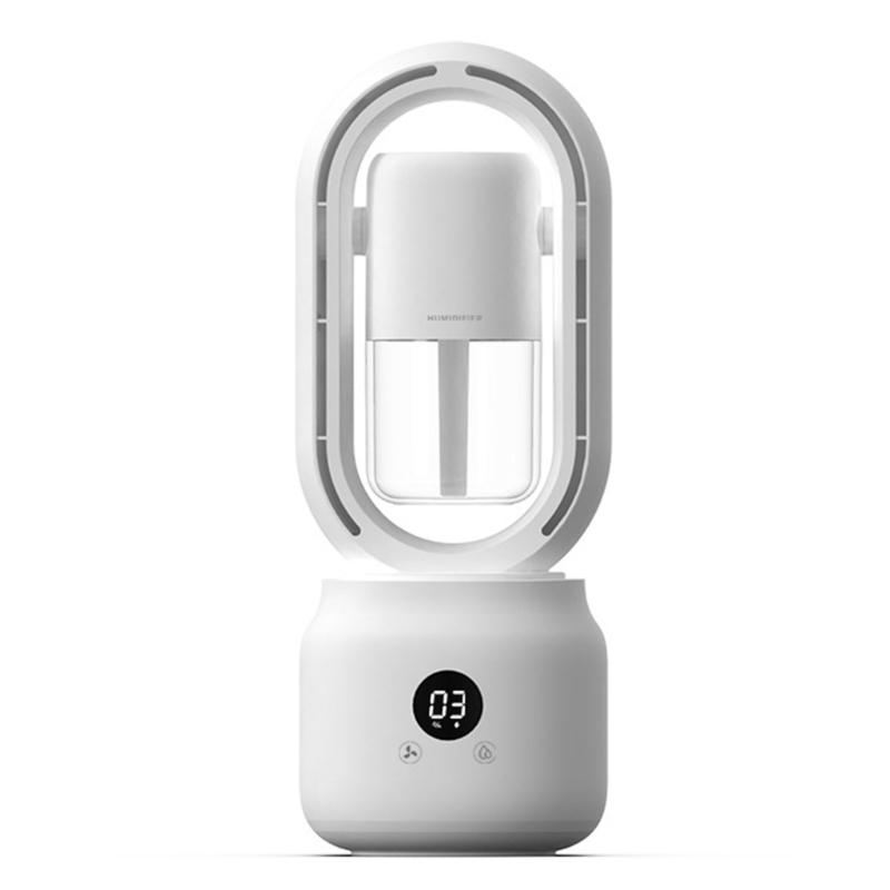 

Портативный кондиционер, вентилятор, перезаряжаемый охладитель воздуха, настольный вентилятор с 3 скоростями, регулируемый для комнаты, офиса, общежития белый