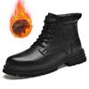 Autumn casual high-top men's shoes versatile round head Martin tooling boots trendy men's desert thick-soled men's boots