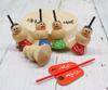 Traditional Wooden Sumo Wrestler 30 Pieces Toys, (Commercial Use)