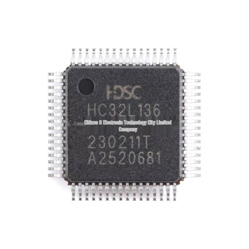 HC32L136K8TA-LQ64 ARM 32-bit Microcontroller Chip, LQFP-64, 48MHz