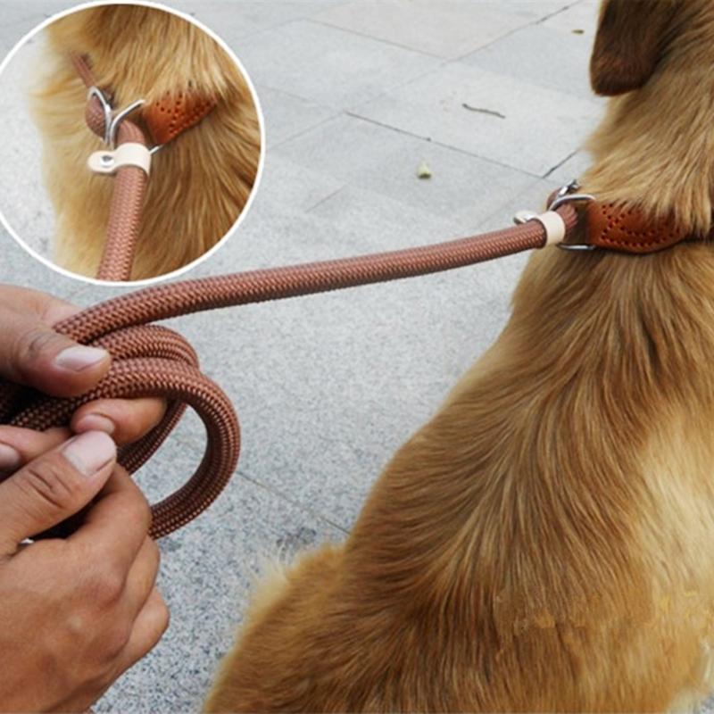 Heavy Duty Dog Leash for Large Medium Dogs Hiking Harnesses Strong Pet Dog Leash Long Lead