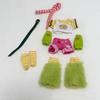 12-inch BJD Doll Outfit Set Fashionable Pink Green Clothing OB11 Dolls Accessories Stylish Costume