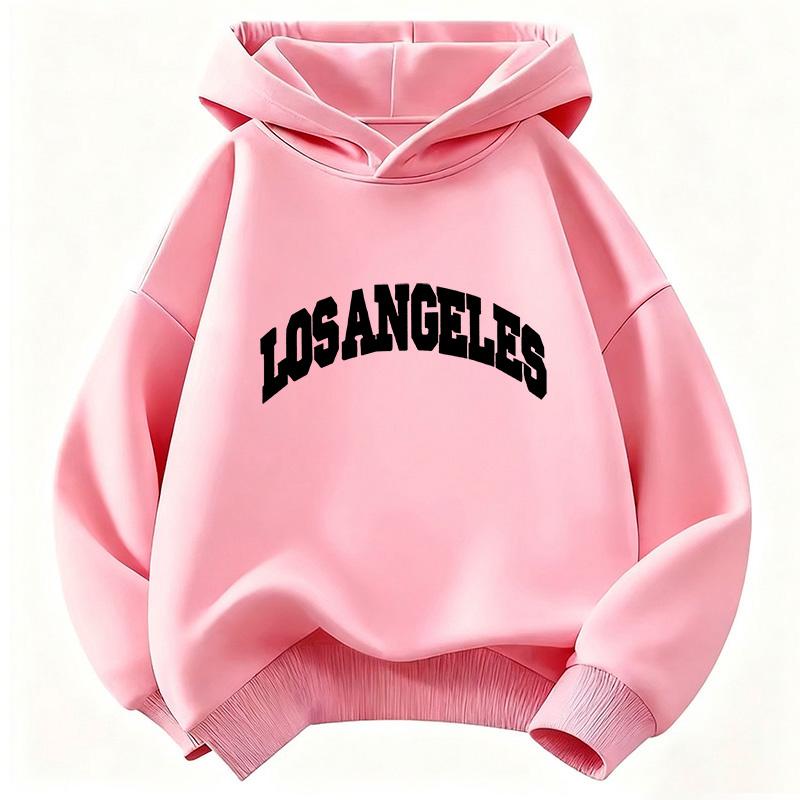 Lässiger Los Angeles Y2k Hoodie Kinder Mode Kinder Sweatshirt Kapuzenpullover Lässige Hoodies für Jungen Mädchen Kleidung