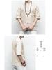 Men's Plus Size Chinese Style Linen Short Sleeve Shirt with Frog Buttons - Summer 2017 Collection