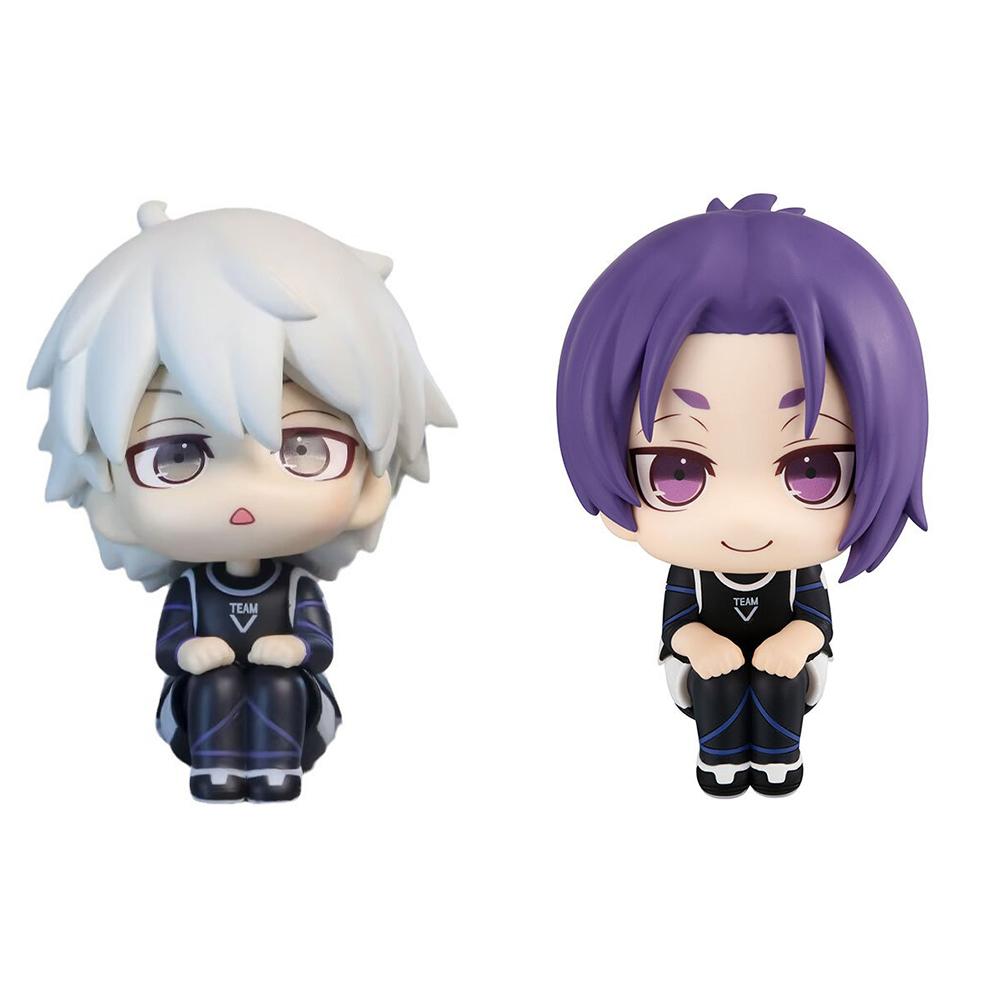 Football Anime Figure Reo Mikage Rin Itoshi Nagi Seishiro Action Collection Model Sae Figurine Doll Gift look up Round Sensory Compression Bouncy