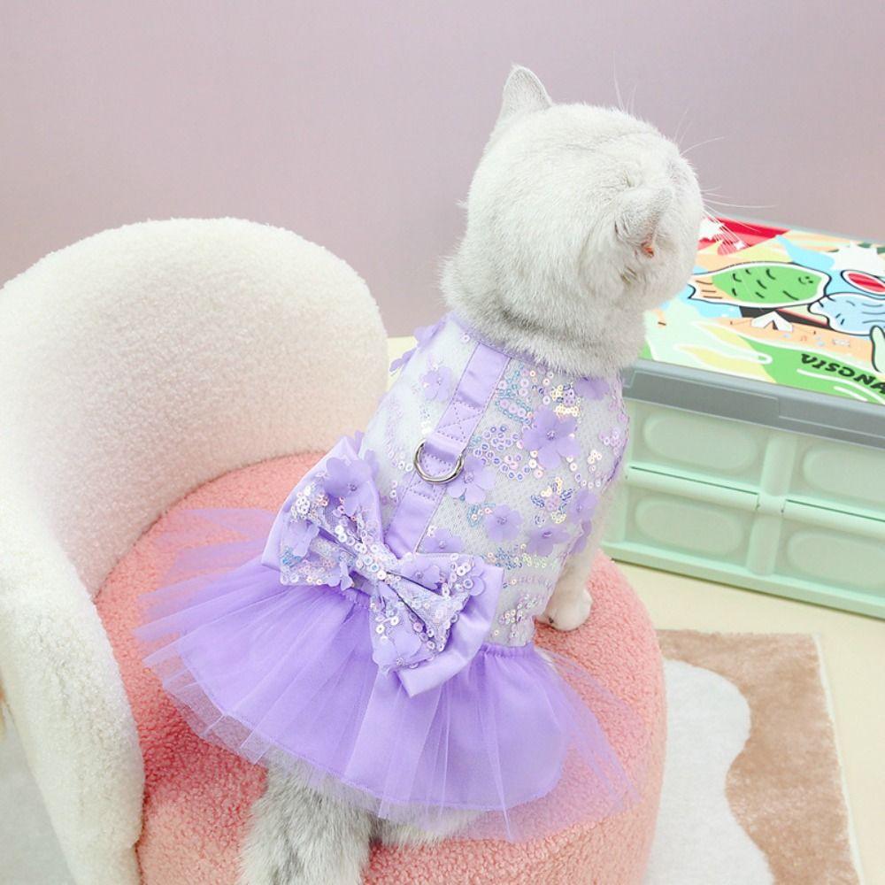 Sweet Summer Pet Princess Skirt Cute Pet Clothes Fashion Dog Dress  Spring