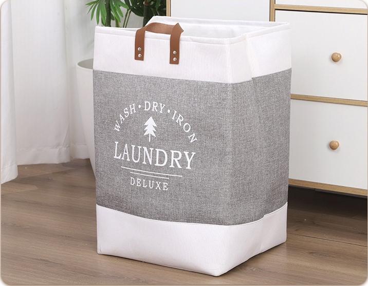 Oxford Fabric Dirty Clothes Basket Large-capacity Household Foldable Laundry Basket Storage Bag for Laundry Room Dorm