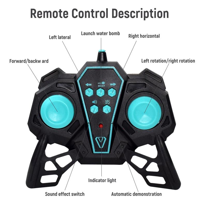 Remote Control Tank Water Bomb Tank Electric Gesture Remote Control Water Bomb Tank Car Multiplayer Children's toyAA