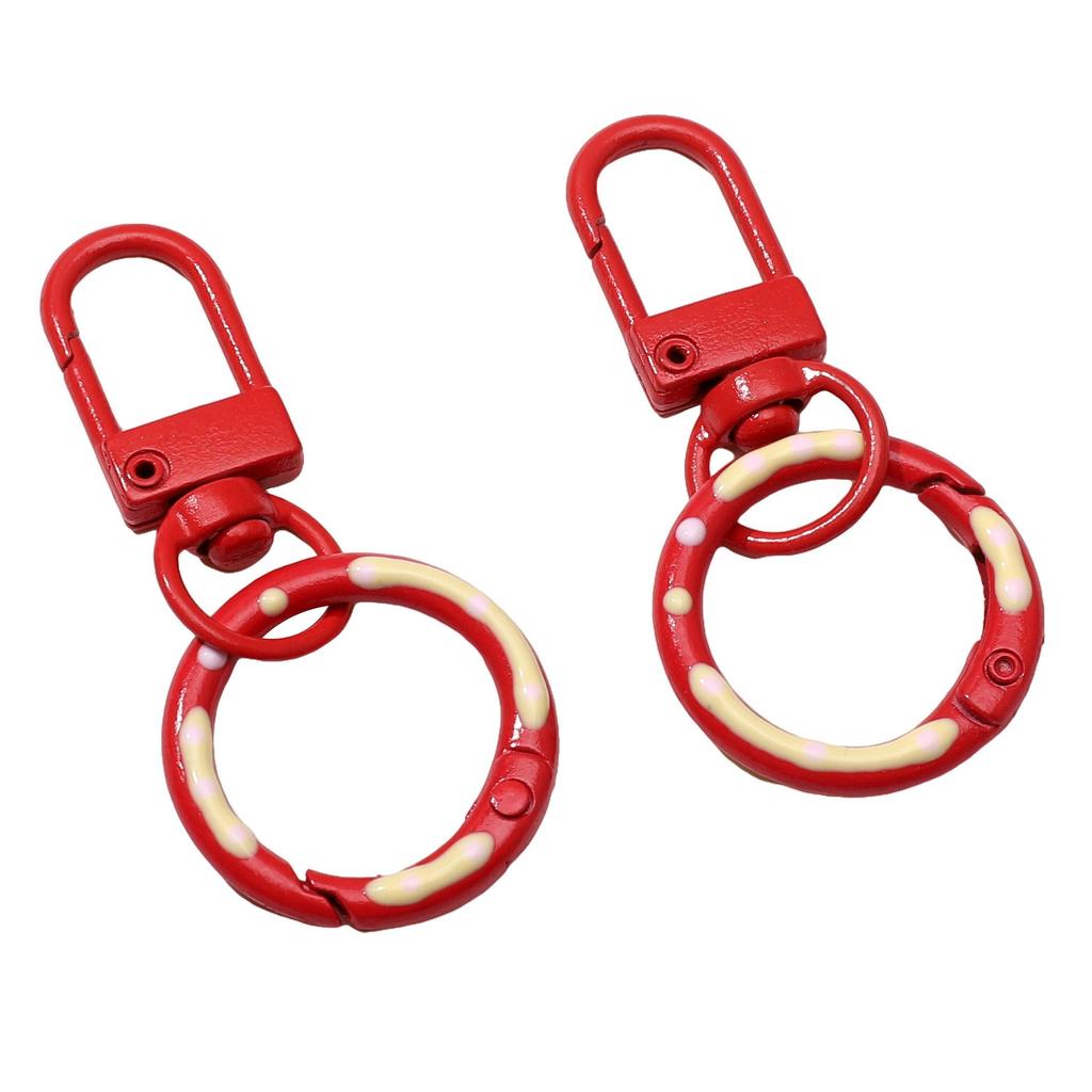 1Set/bag Alloy Donut Spring Buckle Door Buckle For DIY Jewelry Making