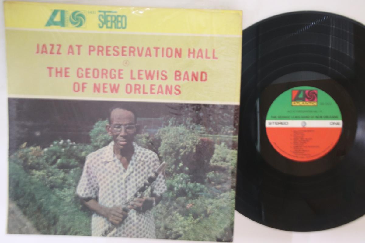

LP Пластинка GEORGE LEWIS BAND OF NEW ORLEANS - Jazz At Preservation Hall 4 SD1411 ATLANTIC 1966 US Джаз Б/У