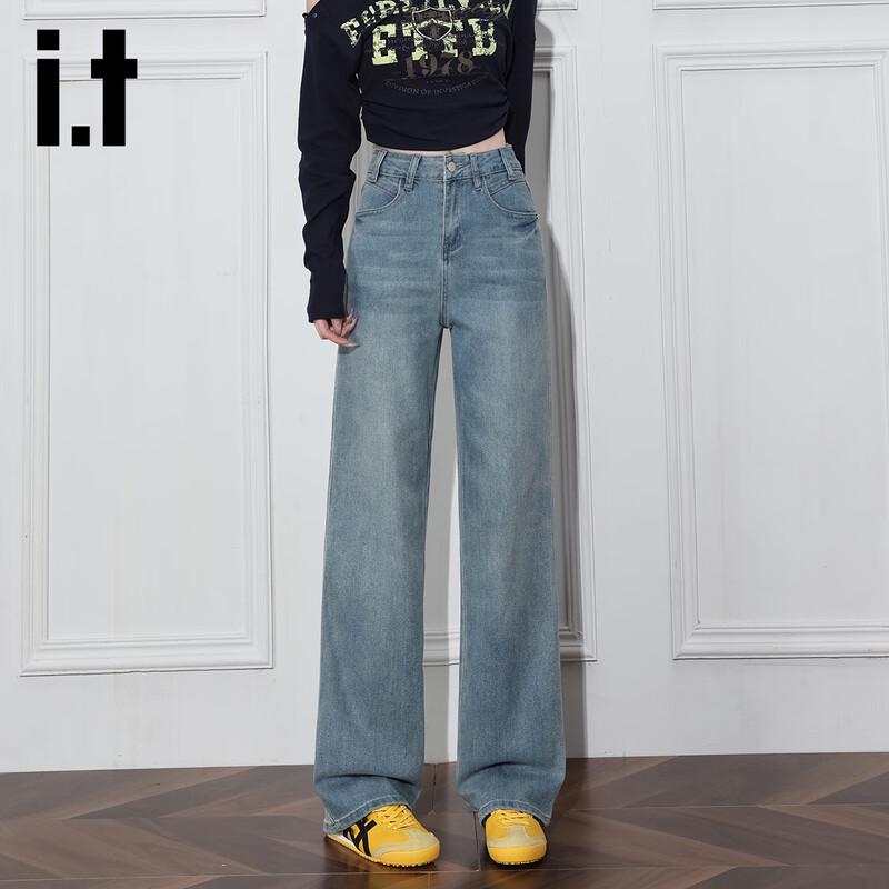 Izzue IT Women s Slimming High-Waist Straight Jeans L