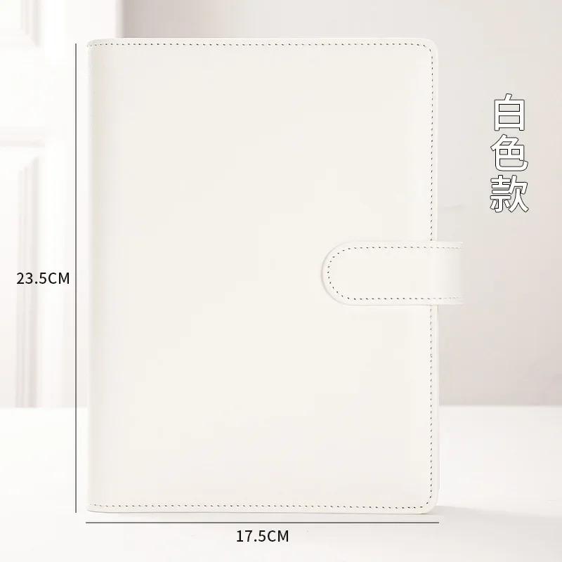 A5 Kpop fotoalbum s 20 stránkami, sběratelské album 4 kapsy na karty s 80 sloty na karty, kryt z PU kůže, organizace karet