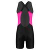 Girls Swim Bodysuit One Piece Swimwear Round Neck Sleeveless Open Back Print Short Jumpsuit Pool Beach Wear