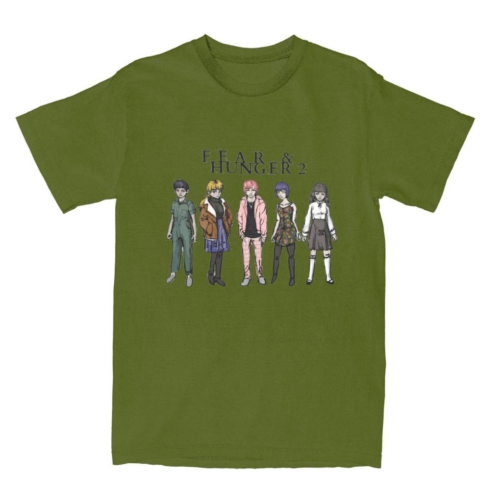 Fear And Hunger Termina TShirt Mens Video Game Cartoon Vintage Cotton T Shirts Summer ONeck Tee Shirt Oversized Clothing