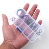 40Pcs Fishing Rod Ceramic Guide Rings 10 Size 0.18in to 1.17in Diameter Universal Replacement Colorful Fishing Rod Eye