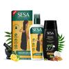 Sesa Ayurvedic Hair Oil 200Ml + Ayurvedic Medicinal Shampoo 200Ml Combo Pack Control Hair Fall Nourishes Scalp Help Hair Growth For Men & Women
