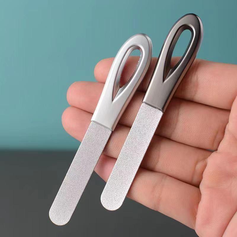 Seiko Stainless Steel Double-Sided Nail File & Shaping Tool