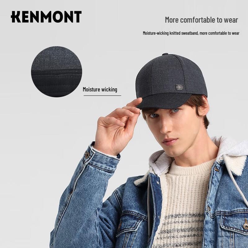 Karmon Men s Retro Plaid Wool Baseball Cap L