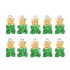 10pcs Resin Candy Color Bear Charms Pendant Beads for Necklace Bracelet Jewelry Making