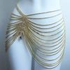 European And American Personalized Style Fringed Pendant Waist Chain Dance Skirt Body Chain Night Club Super Flash Crystal Body Chain Jewelry