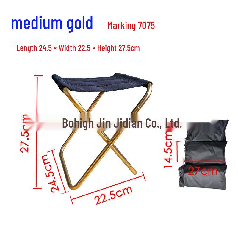 Aluminum Alloy Folding Outdoor Camping and Fishing Chair/Stool