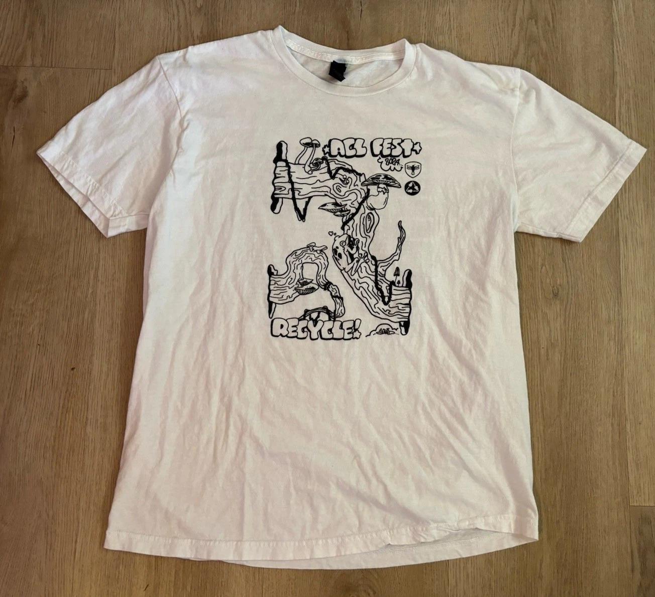 

Austin City Limit ACL Fest 2024 T-shirt 2-sided Adult Large Dua Lipa Blink 182 S