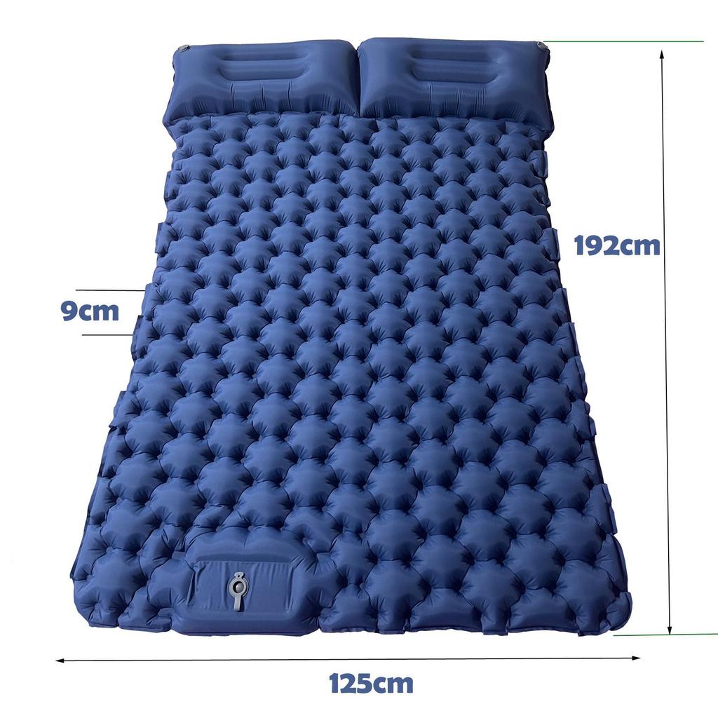 Portable Lightweight Outdoor Inflatable Camping Mattress: Moisture-Proof Air Pad for Car and Camp Use