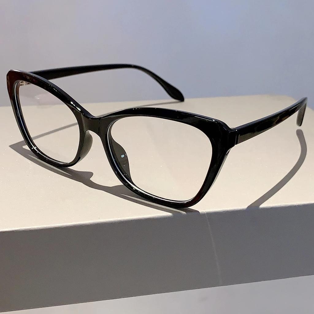 Vintage Cat Eye Women Eyeglasses Simple Multicolor Rim Blue Light Blocking Spectacles New Trendy Ins Brand Design Eyewear