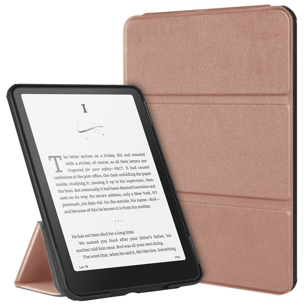 For Auto Wake/Sleep Case Tri-fold Shockproof e-Reader Cover Leather Wear Resistant for Kindle Paperwhite 12th Gen 2025 (7 inch)