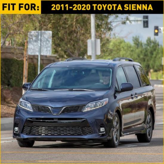 Front Support Cover Bumper Left Brackets & 2011-20 Right Side for Toyota Sienna